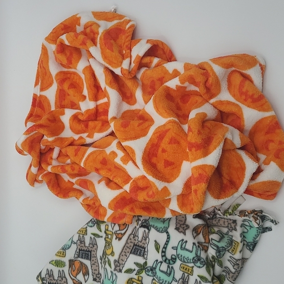 2 Soft Fleece Throw Blankets Bundle - Picture 3 of 9